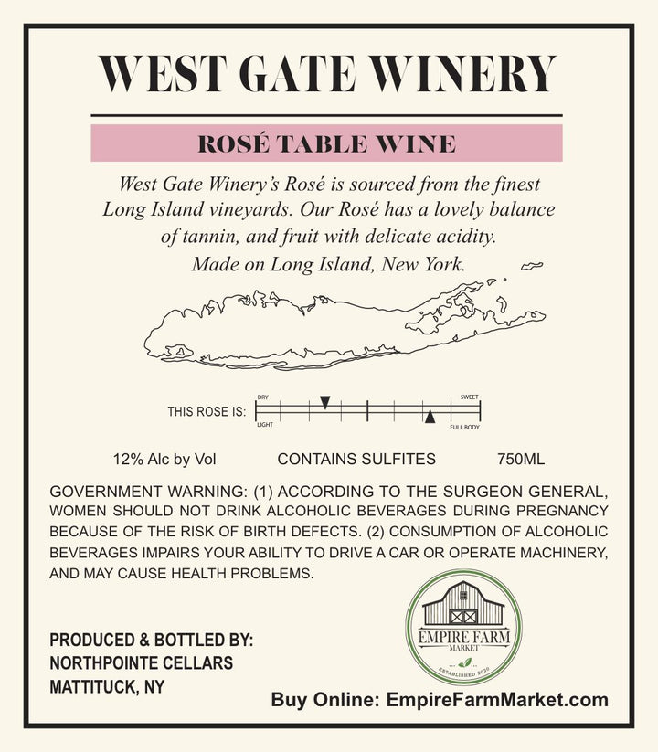 West Gate Winery Rosé